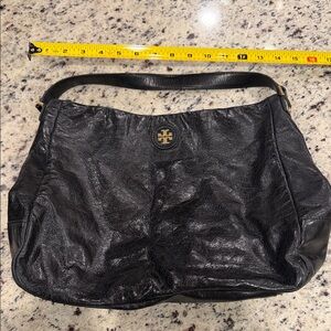 Tory Burch Black Leather Shoulder Bag